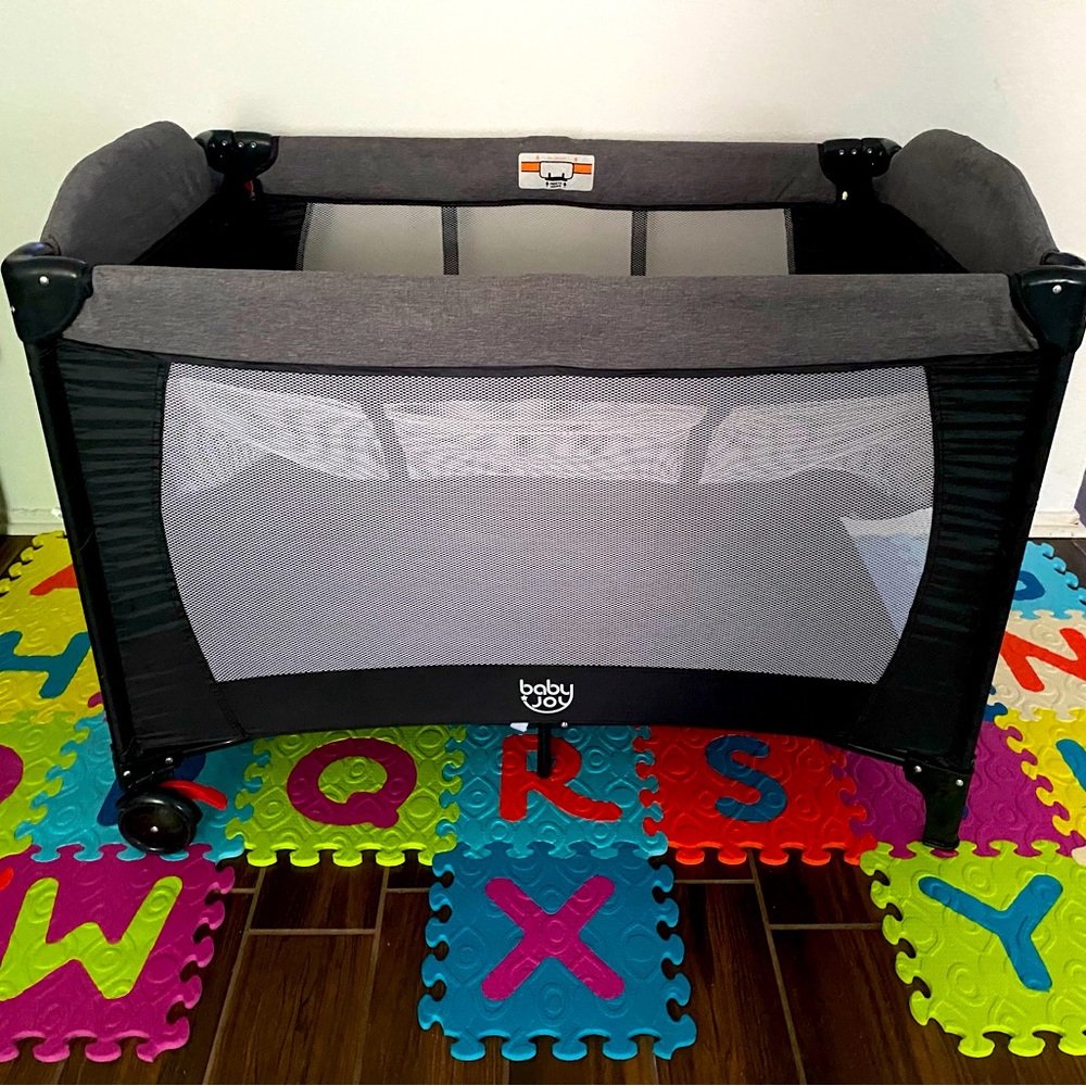 Baby Joy 5-in-1 play pin and crib